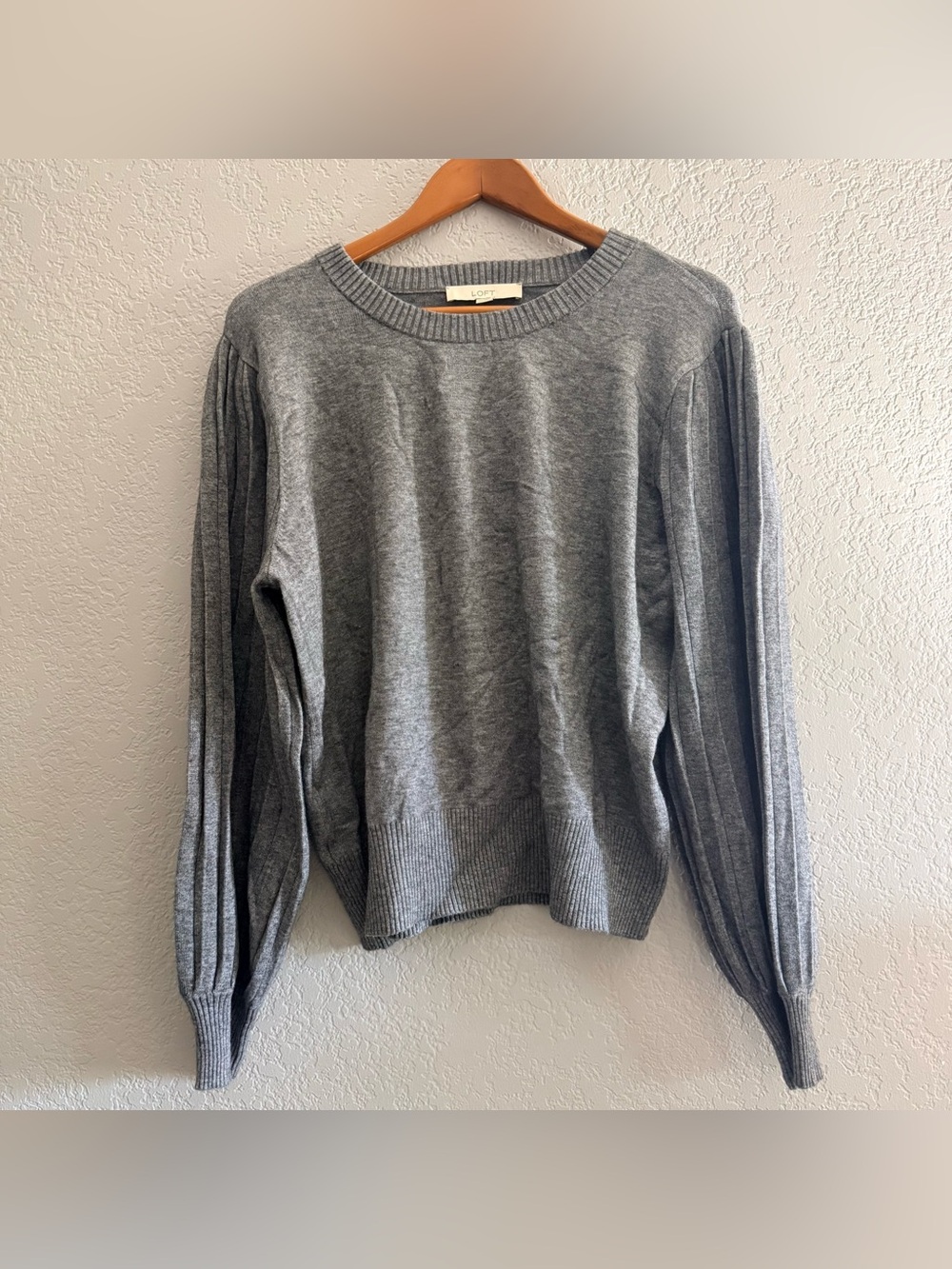 Soft grey loft sweater